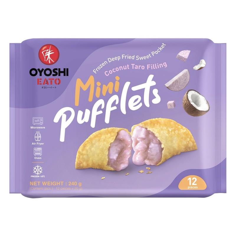 Oyoshi Eato Mini Pufflets with Taro and Young Coconut meat
